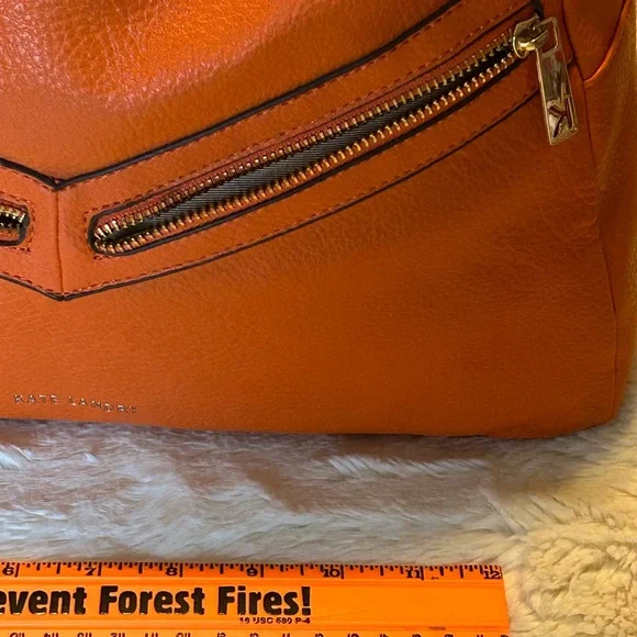Kate Landry Vibrant Orange Shoulder Bag - Picture 5 of 16